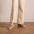 Manfield suède espadrilles taupe