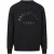 Blank Essentials Sweatshirt met gebogen logo voor volwassenen (Zwart)