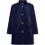White Stuff Karla Velvet Coat Dark Navy