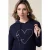 Oltre Knitted Sweatshirt With Jewel Embroidery Blue