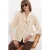 Gestippelde Poplin Blouse