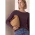 Basic shirt met boothals