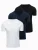 Ombre Shirt ‘OM-TSBS-0281’  navy / zwart / wit