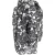Lanvin midi-rok met bloemenprint en strikceintuur in zwart-wit katoen