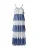Pepe Jeans Jurk ‘ DELIA’  blauw / wit