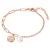 Valero Pearls Armband  rose-goud / parelwit