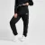 Fila Womens Jacquared Pnl Pnt Joggers Zwart