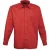 Premier Heren Premier Poplin Formeel Overhemd Met Lange Mouwen (Rood)