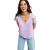 V-hals T-shirt met opdruk op de rug dames Roxy Laguna Green