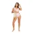 Brave Soul Bikinitop voor dames met overslag aan de voorkant (Roze)