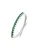 Lucardi Ring ‘Chic’  groen / zilver