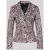 Marc Cain Slim fit blazer met all-over dierenprint