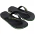 Ipanema Platte teenslippers voor dames met de Braziliaanse vlag (Zwart)