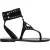 Isabel Marant Zwarte Leren Flip-Flop Sandalen