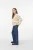 VERO MODA GIRL high waist wide leg jeans medium blue denim
