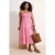Trendyol Curve Dames Roze Effen Midi Mouwloos Avond / Dagelijks Skater Grote maten Jurk