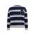 Shoeby oversized gestreepte sweater – donkerblauw