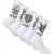 5 Pairs Heren Crew Sokken Lichtgewicht Ademend Sport Sokken
