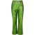 AmyLynn Lupe metallic broek voor dames (Groen metallic)