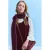 Mango Kids overgooier met corduroy details – donkerrood