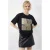 Leopardprint Pailletten Crew Neck T-Shirt