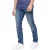 Crosshatch Heren Buraca stonewashed slim-fit jeans (Blauw)