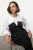 TRENDYOLMİLLA Dames Zwart Effen Lang Getailleerd Blouses