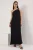 TRENDYOLMİLLA Dames Zwart Effen Maxi Mouwloos Casual A-lijn Jurken