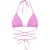 Malelions Women Wrap Bikini Top | Magenta
