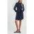 French Connection Cecilia Delphine Shirt Dress Marine