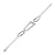 Orphelia Dames 925 Sterling Zilveren Armband – Zilver ZA-1908