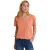 River Woods Orange Basic V-neck T-shirt Short Sleeves