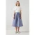 LK Bennett Sk Olsen Full Skirt Blue/black