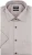 Olymp Luxor Short Sleeve Overhemd Structure Taupe