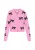 MYMO Gebreid vest  pink / zwart
