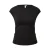 T-shirt slim fit met plooien op de zijnaad dames QS