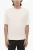 Effen kleur slim fit ronde hals T-shirt in wit