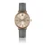 Lederen horloge voor vrouwen Amelia Parker Petite Rose Grey