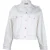 AllSaints Claude Fray Jacket Cream White