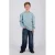 Vingino sweater met print – grijsblauw