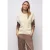 Street One Dames Mouwloze chenille trui in Beige