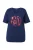 Ulla Popken Shirt  donkerblauw / rood