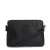 Manfield leren crossbody tas zwart