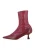 EVITA Enkellaarsjes ‘PERLA’  bordeaux