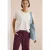 Cecil Dames Shirt met ronde hals en strepen in Beige