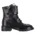 Malone Souliers combatlaarzen in zwart leer