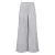 Another-Label wide leg regular waist broek met krijtstreep zwart
