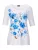 Goldner Shirt  blauw / bruin / wit