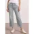 Street One Dames Straight Legs jeans met strepen in Blauw