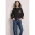Overhemd met lange mouwen en details met hertenprint